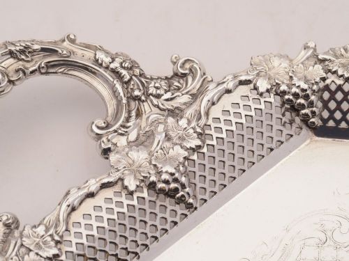 Superb Edwardian Silver Plated Tray Circa 1905