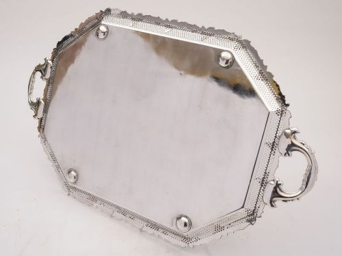 Superb Edwardian Silver Plated Tray Circa 1905