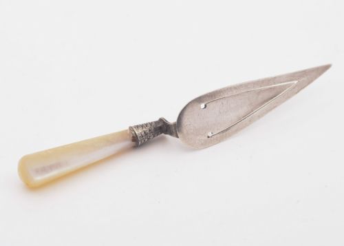 Nice Silver and Mother of Pearl Bookmark Birmingham 1925