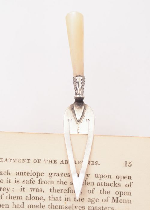 Nice Silver and Mother of Pearl Bookmark Birmingham 1925
