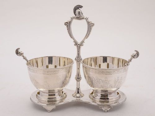 Stunning Victorian Silver Plated Cream & Sugar Circa 1880