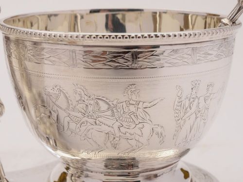 Stunning Victorian Silver Plated Cream & Sugar Circa 1880