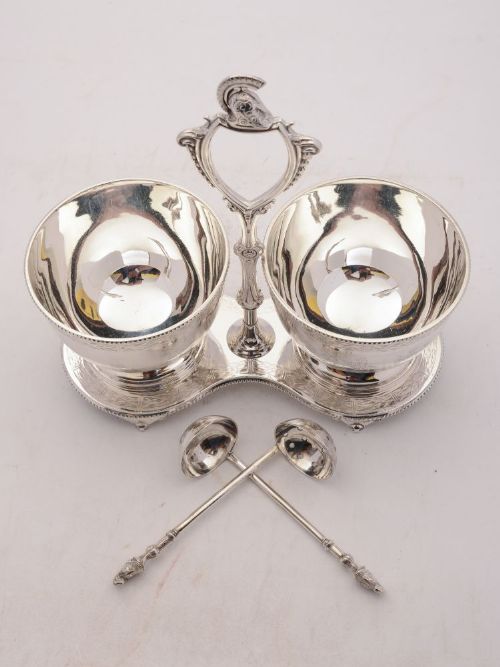 Stunning Victorian Silver Plated Cream & Sugar Circa 1880