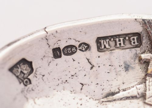 Nice Dutch Silver Caddy Spoon London 1915