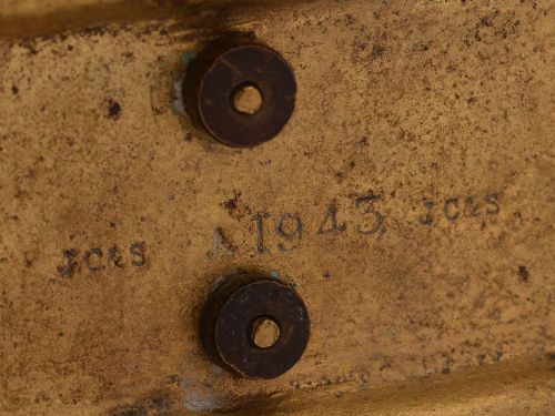 Good Edwardian Brass Letter Rack Circa 1905