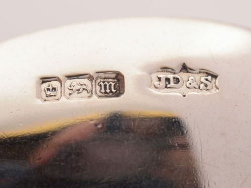 Fabulous Cased Silver Tea Spoons and Tongs Sheffield 1904