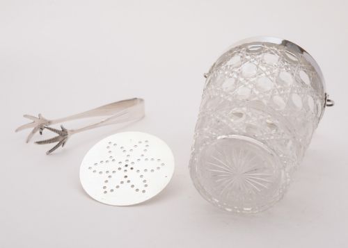 Lovely Edwardian Cut Glass Ice Bucket Circa 1905