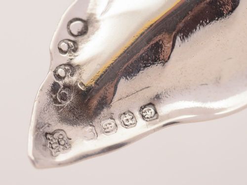 Unusual Edwardian Silver Plated Leaf Dish Circa 1905