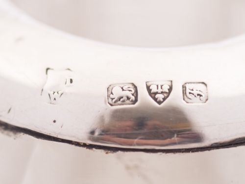 Unusual Edwardian Silver Topped Matchstriker Chester 1906