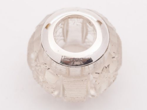 Unusual Edwardian Silver Topped Matchstriker Chester 1906