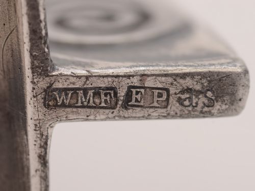 Nice Pair of WMF Pewter Secessionist Candlesticks Circa 1900