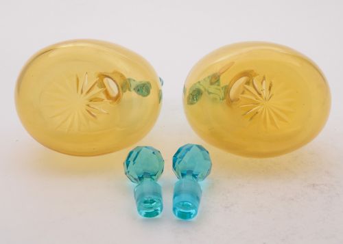 Fabulous Pair of Victorian Decanters Circa 1890