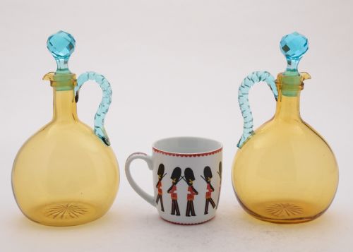 Fabulous Pair of Victorian Decanters Circa 1890