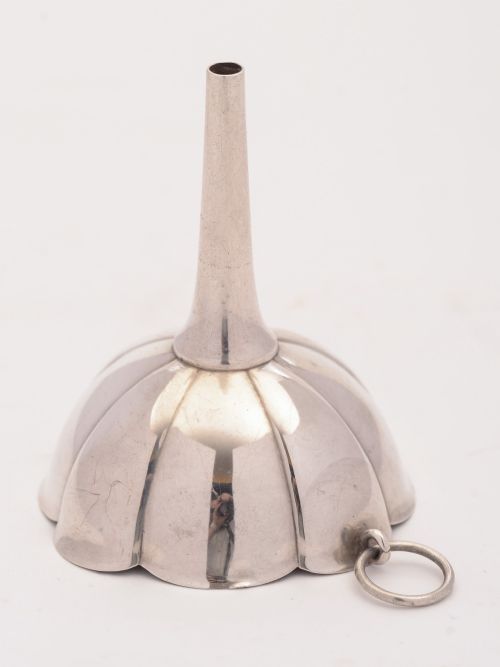 A Nice American silver scent funnel circa 1900