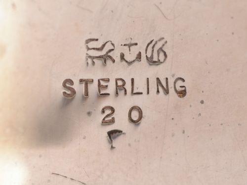 A Nice American silver scent funnel circa 1900