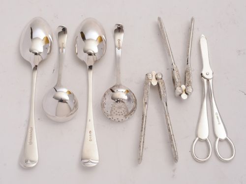 Lovely Victorian Silver Plated Fruit & Nut serving set circa 1890