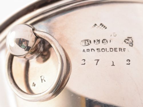 Nice Edwardian silver plated wine funnel circa 1905