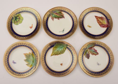 Gorgeous French Porcelain Dessert Set Circa 1900