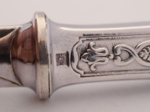 Christofle silver plated Magnifying Glass Desk Set. C1960