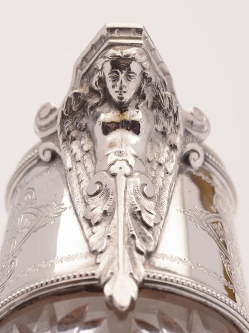 Fabulous Victorian Cut Glass Claret Jug c1890