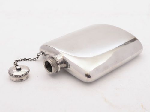 Nice Military silver plated hip flask 1956