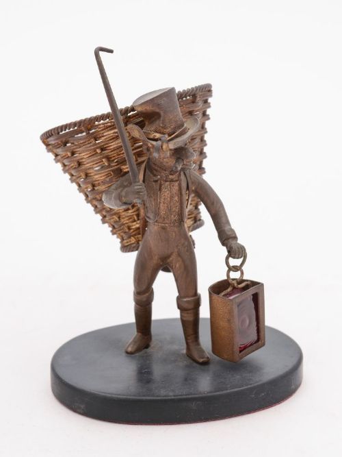 Unusual French Bronzed Monkey Rat Catcher circa 1900