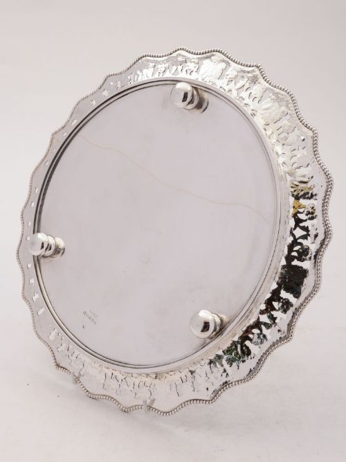 Gorgeous Victorian silver plated salver circa 1880