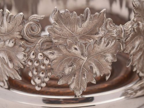 Fabulous pair of Victorian Silver Plated Coasters circa 1880