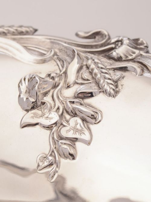 Fabulous Victorian Silver Plated Bread Basket circa 1880