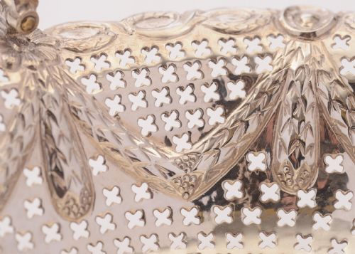 Superb Pair Victorian Silver Baskets London 1895