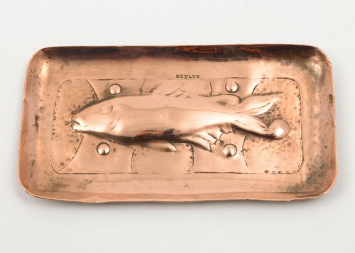 Lovely Edwardian Newlyn Copper Trinket Dish circa 1905