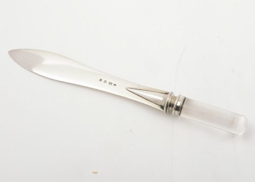 Lovely Art Deco Silver Paper Knife London 1929