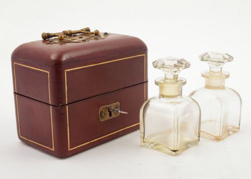 Gorgeous Edwardian Cased Scent Bottles circa 1905