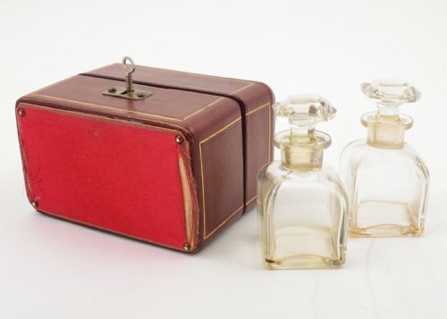 Gorgeous Edwardian Cased Scent Bottles circa 1905