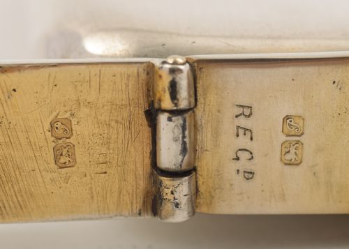 Stylish Silver Hip Flask - Asprey Chester 1915