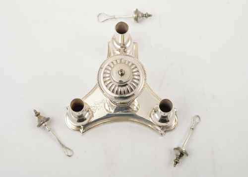 Stylish Elkington Silver Plated Cigar/Cigarette Lighter - 1875