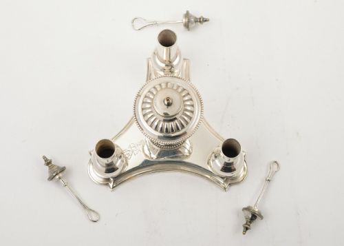 Stylish Elkington Silver Plated Cigar/Cigarette Lighter - 1875