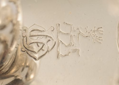 Stylish Elkington Silver Plated Cigar/Cigarette Lighter - 1875