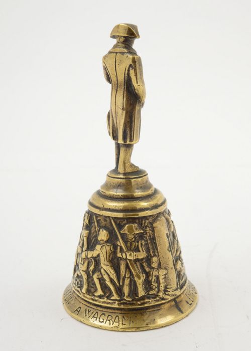Unusual French Napoleon Brass Table Bell. Circa 1900