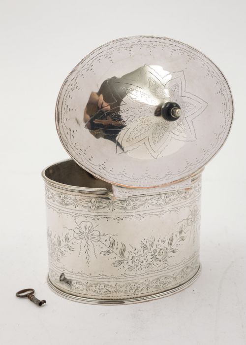 Gorgeous Georgian Sheffield Plated Tea Caddy. Circa 1800
