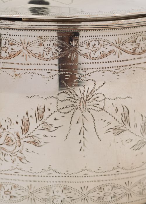 Gorgeous Georgian Sheffield Plated Tea Caddy. Circa 1800