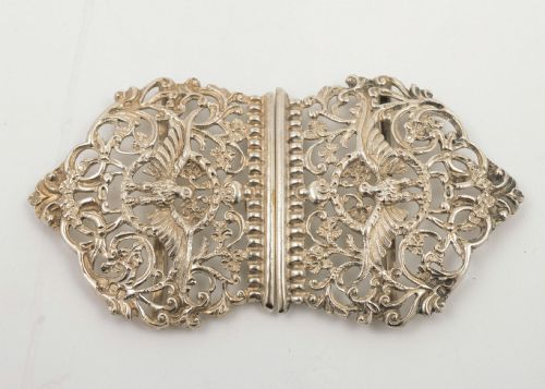 Fabulous Victorian Silver Nurses Buckle. London 1893