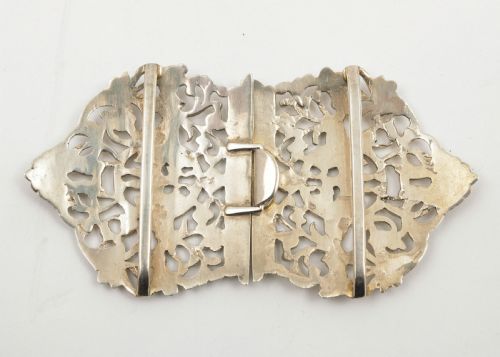 Fabulous Victorian Silver Nurses Buckle. London 1893
