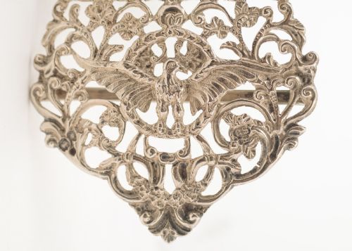 Fabulous Victorian Silver Nurses Buckle. London 1893