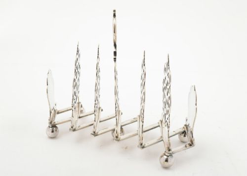 Rare Victorian folding toast rack. circa 1870