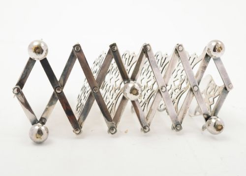 Rare Victorian folding toast rack. circa 1870