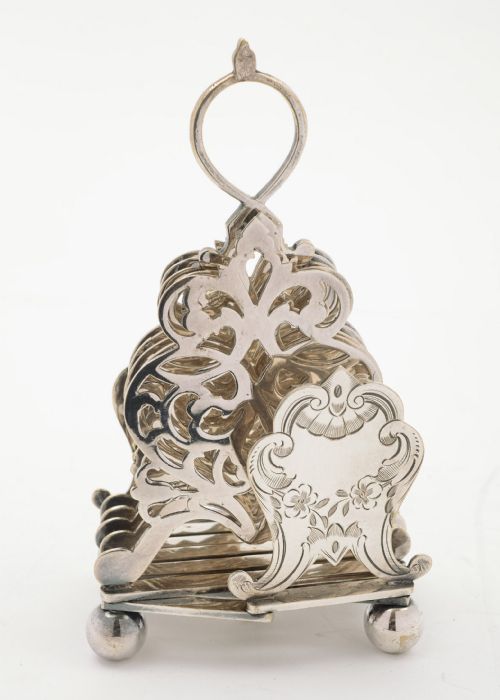 Rare Victorian folding toast rack. circa 1870