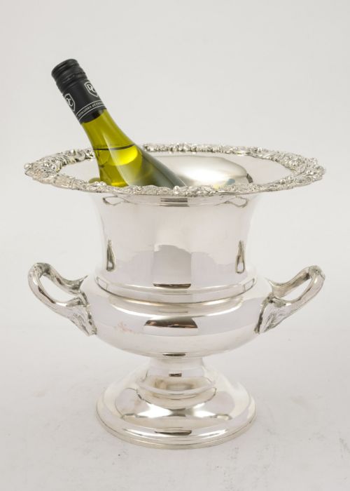 Elegant Edwardian Silver Plated Champagne/Wine Bucket - circa 1905