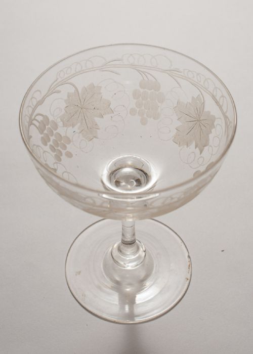 Gorgeous Edwardian Champagne Glasses circa 1905