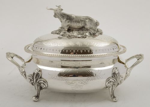 Superb Victorian Silver Plated Tureen. Circa 1880